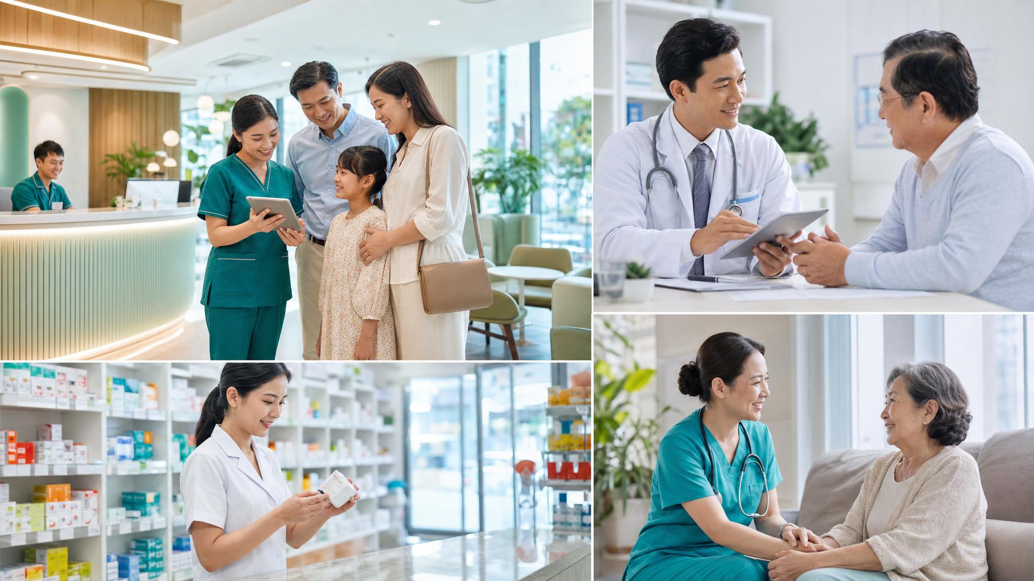 Hệ sinh thái Gần Đây gồm phòng khám, nhà thuốc và chăm sóc tại nhà